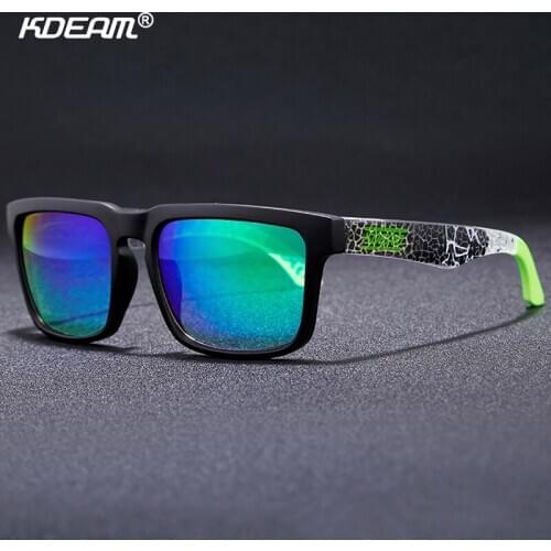 KDEAM Fashion Polarized Sunglasses Men Women Outdoor Travel UV400 Sun Glasses Ultralight Eyeglasses Frame Goggles Male Gafas X20