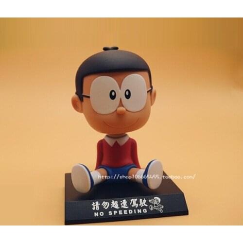 Animation Garage Kid Doraemon Collection Toys: Action Figure PVC Dolls Nobita Nobi Model Decoration Shaking Head Dolls Best Gift