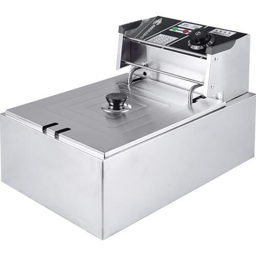 Commercial Electric Fryer Deep Fryer Single-cylinder Fried Chicken Stove Household Electric Frying Machine MS-81