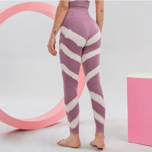 Stretch Gym Sport Leggings Women Seamless Sports Yoga Pants High Waist Workout Leggings Tie Dye Fitness Tights Yoga Leggings