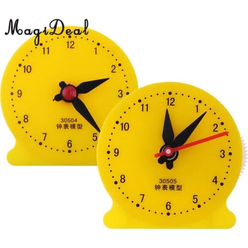 Math Clock Models Student Mathematics Teacher Teaching Instrument Tools Material Stationery Time Clock Primary School Supply