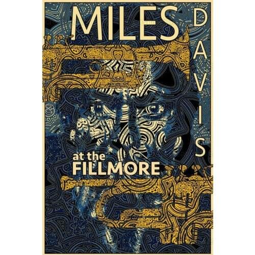 Miles Davis at Fillmore 1970 CONCERT METAL TIN SIGN POSTER WALL PLAQUE