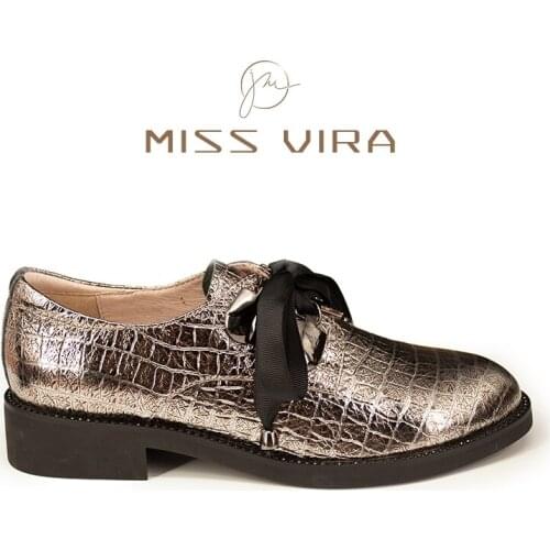 Кожаные туфли-лодочки MISS VIRA China At AliExpress