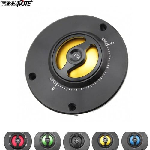 Motorcycle Gas Fuel Petrol Cover For Suzuki GSX-R600 GSX-R750 GSX-R1000 GSX-R1300 Hayabusa Push to Lock Keyless Fuel Tank Cap