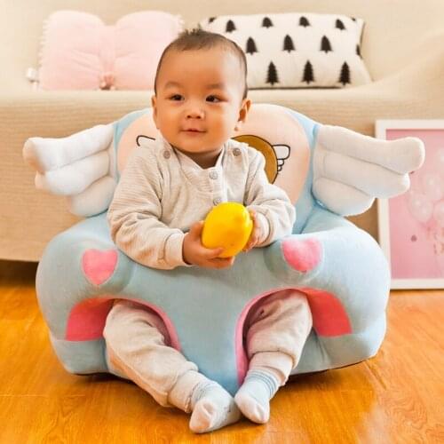 Plush Baby Seat Back Suppert Baby Safety Chair Stuffed Seat Toys for Kids Plush Dolls for Infant Feed Seat Soft Cushion