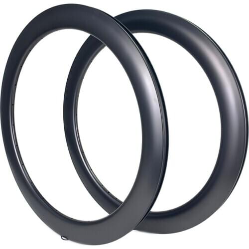 700c 60mm Cyclocross Road Disc Carbon Rim Tubeless Clincher Tubular UD Matte Finish 27/25mm Width For Bicycle Wheels