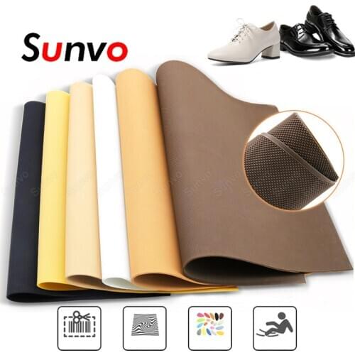 Sheet of Rubber Shoe Soles Protector for Leather High Heel Shoe Care Repair Outsole Anti Slip Wear-resistant Shoes Sole Sticker