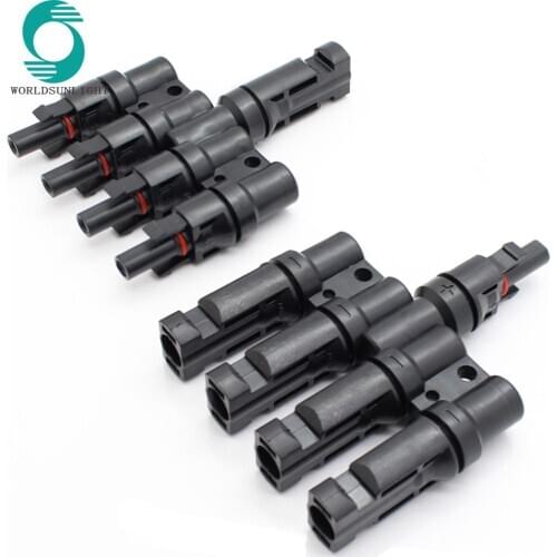 PV 4T Male And Female Part,4 Branch Solar System Connector