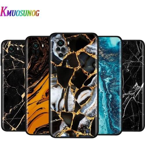 Silicone Cover Granite Stone Marble Texture For Xiaomi Redmi Note 10 10S 9T 9S 9 8T 8 7 7S 6 5A 5 4 4X 5G Pro Max Phone Case