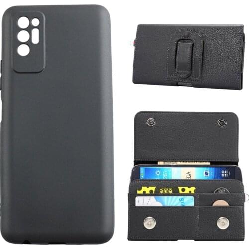 ITien TPU Silicone Protect Business Clip Leather Cover Phone Case For Tecno Camon 17P Pova 2 17 Pro Wallet Etui Skin