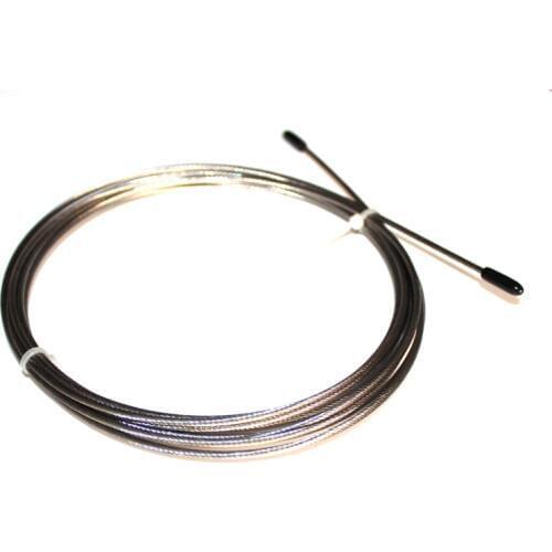 2.0mm Diameter/3M Long Replaceable Cable No PVC Coated For JR25 Speed Jump Rope