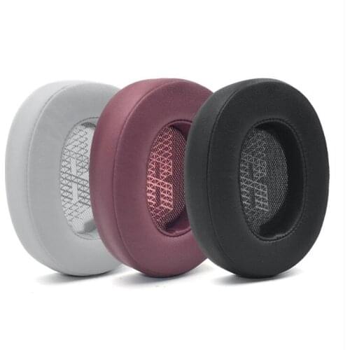 50 pairs Earphone Earpads Ear Pad for JBL Live 500BT Wireless Headphones Cushion Covers Soft Comfortable Leather Black Red Gray