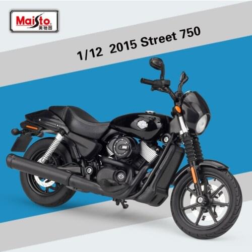 1:12 2015 Street 750 Maisto Model Car Metal Diecast Model Sport Race Motorcycle Model Motorbike For Collectible