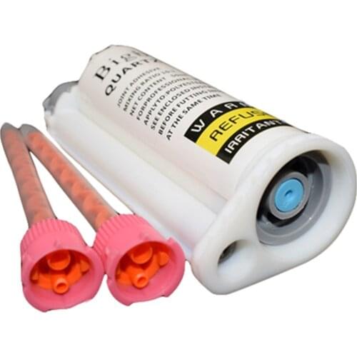10:1 50ml Acrylic Adhesive 2-part 1:10 AB Glue for Glueing Bonding Quartz Granite Ceramics Glass Wood Stone Acrylic Metal