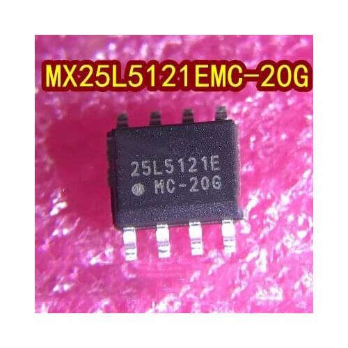 10pcs/lot MX25L5121EMC-20G MX25L512MC-12G MX25L5121E MC-20G 25L5121E SOP-8 In Stock