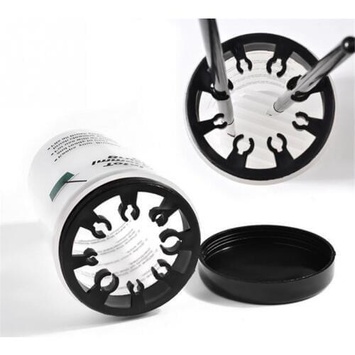 1PC UV Acrylic Gel Pen Cleanser Cup Nail Art Makeup Brush Cleaning Soaker Bottle Polish Remover Container Cup empty Holder