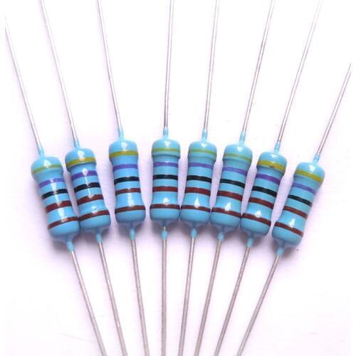 ASL1890PL 1/2w 4.7k ohm 4k7 4700 1.8 1R8 ohm 0.5w 100% original new Fixed Resistors Metal Film Resistance +/- 1% (200pcs)