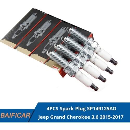 Baificar Brand New 4PCS Spark Plug For Jeep Grand Cherokee 2011 wk2 3.6
