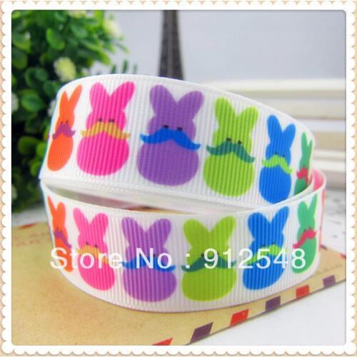 Free shipping 7/8'' 22mm Easter Series printed Grosgrain ribbondiy craft materials bow material, DIY craft materials,MD122462