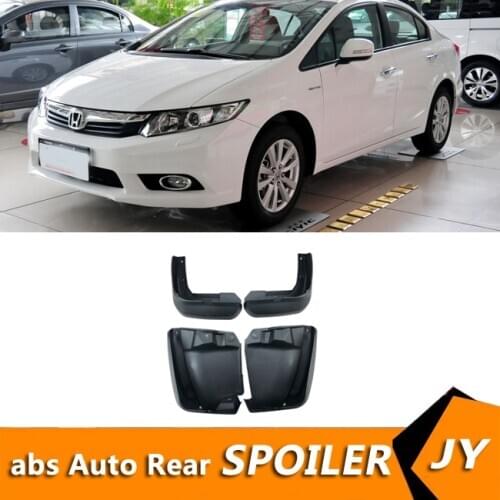 For Honda Civic 2012-2015 Civic Mudflaps Splash Guards Front With the color and rear Mud Flap Mudguards Fender Modified special