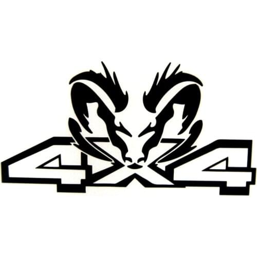 Creative Interesting of 4x4 Car Stickers Pvc Fashion Auto Motorcycle Waterproof Decals Black/silver/Red/laser/White 16cm*8cm