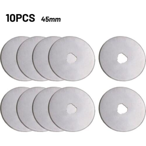 5/10/20PCS Set 45mm Circular Cutting Rotary Cutter Refill Blades Sewing Tools Circular Saws Round Roller Blade