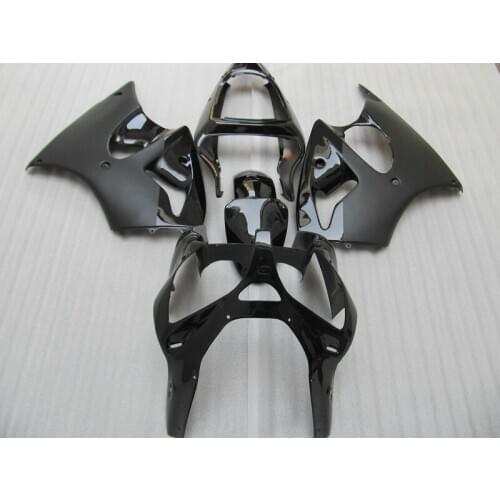 Injection mold Fairing kit for Kawasaki ZX 6R 2000-2002 all black new aftermarket ZX-6R zx6r 00 01 02 fairings set AA41