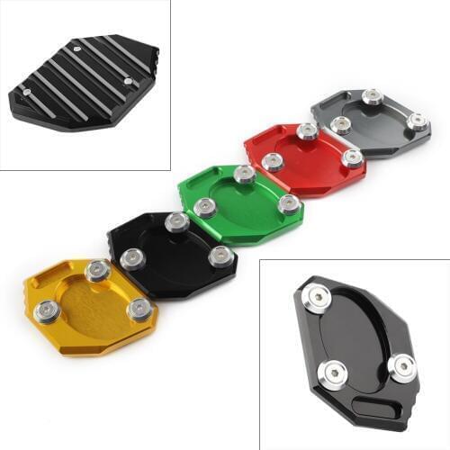 Ninja 250 300R Kickstand Side Stand Extension Plate Pad For Kawasaki Z250 ZX250 EX300 2013 2014 2015 2016 CNC Aluminum