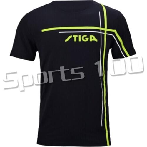 New arrival original Stiga Table tennis clothes sportswear quick dry short sleeved men ping pong Shirt Badminton Sport Jerseys
