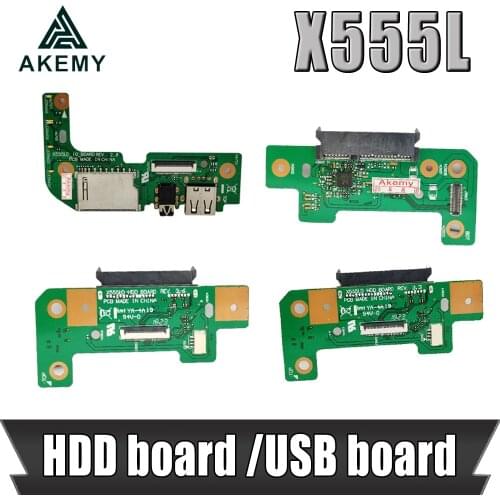 X555LD HDD BOARD REV3.3 3.6 3.1 2.0For Asus X555LD X555LA X555LJ X555LN X555LP R556L VM590L Y583L HDD Hard Drive Board USB board