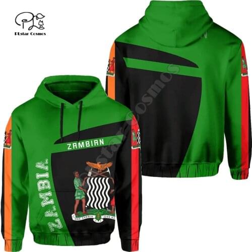 PLstar Cosmos Newest Africa Zambia Country Flag Tribe Culture Tattoo Pullover 3DPrint Men/Women Harajuku Autumn Funny Hoodies 10