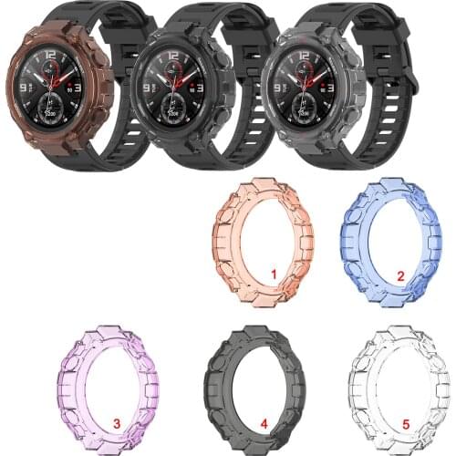 TPU Transparent Protector Case Cover for Huami Amazfit T-Rex Pro