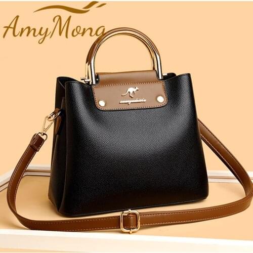 3 Layers Women 2021 Luxury Handbags Women Bags Designer Casual Shoulder Tote Bags High Quality Leather Crossbody Bags for Female