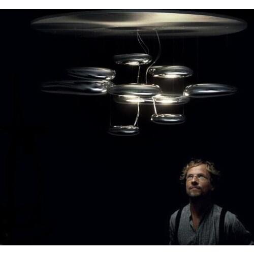 Modern Chrome Drops Led Pendant Chandeliers Lights Living Dining Room Decor Led Pendant Lamp Bedroom Led Hanging Light Luminaire