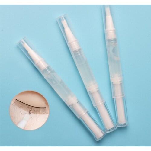 New Eyelash Extensions Glue Remover Pen Non-irritating Tasteless False Eyelash Glue Makeup Remover Cleaner Tools with Brush
