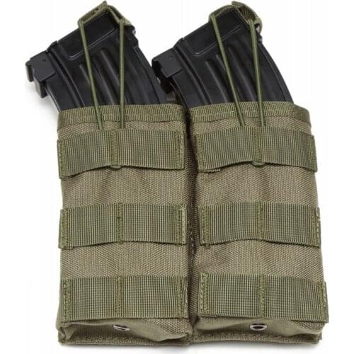 Tactical Molle Double Magazine Pouch Airsoft Paintball Military Army Mag Holster Hunting Bag M4 M16 AK Rifle Pistol Mag Pouches