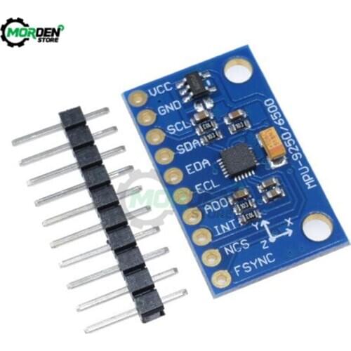 1Set MPU9250 Module SPI IIC/I2C GY-9250 MPU 9250 MPU-9250 9-Axis Attitude +Gyro+Accelerator+Magnetometer Sensor Board 3-5V