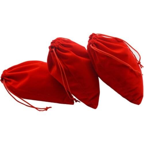 10pcs Drawstring Velvet Jewelry Bags Drawable Sweets Packaging Gift Bags Baby Shower Birthday Party Wedding Favors For Guests