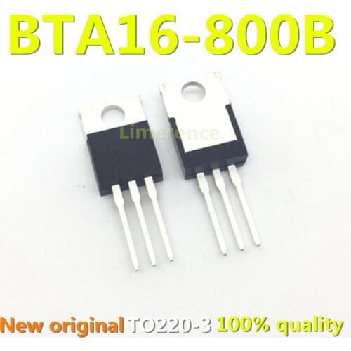 10PCS BTA16-800B TO220 BTA16-800 BTA16 800B TO-220 new and original IC Chipset