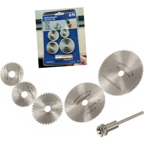 5PC HSS Metal Circular Saw Disc Wheel Blades Cut Off Dremel Drill Rotary Tools Fine Precision Cuts For Small Cut Off Jobs
