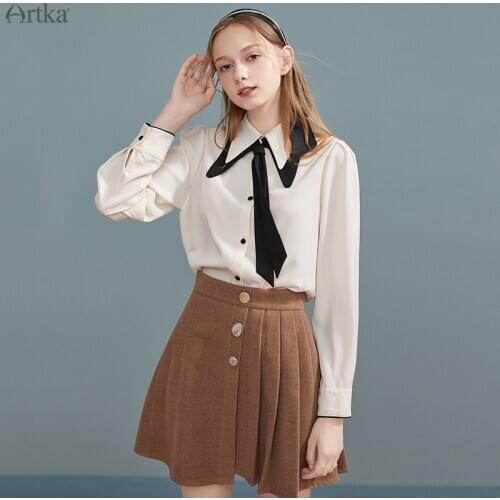 Женские стильные рубашки Artka China At AliExpress