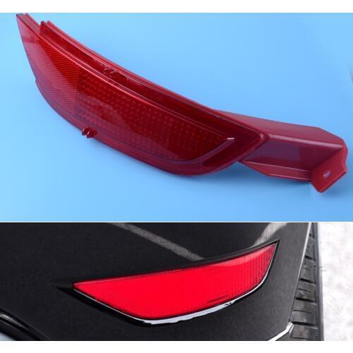 CITALL 1552730 Side Rear Right Car Bumper Reflector Fog Tail Brake Light Lamp Lens Strips Shell for Ford Fiesta Mk7 2008-2012