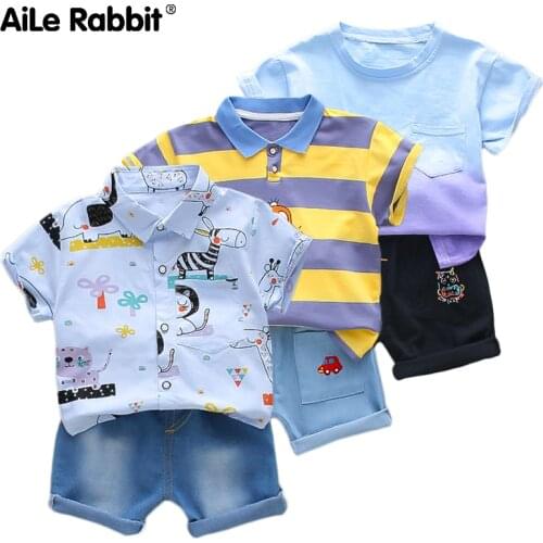Baby Clothes For Boys Alphabet Long Sleeve Top Pants 2-Piece Set Autumn Sweater Suit Childrens Clothing Apparel Outfit
