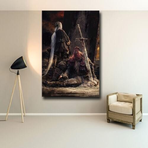 The Game Poster Decoration Painting of The Dark Souls 3 on HD Canvas Canvas Painting Art Posters and Prints Cuadros Decor
