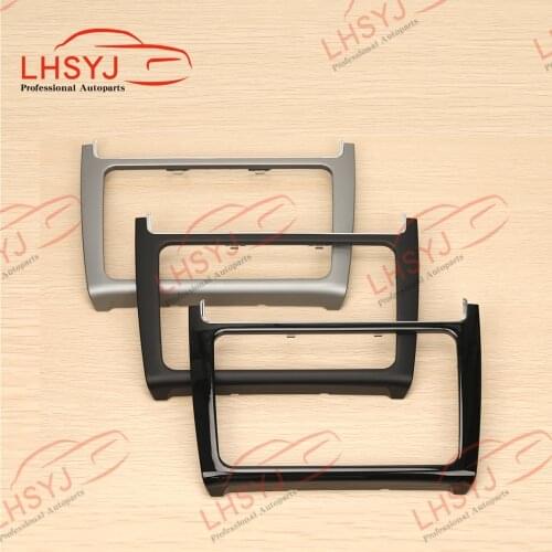 ABS Interior Radio Frame Panel for VW POLO Car Trim Kit Radio DVD 220*130mm Face Frame for VW POLO 2014-2017