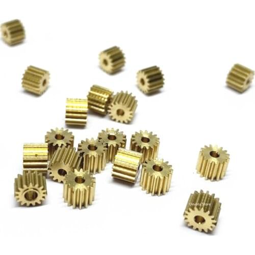 10X 0.3M 15T 1.5/2mm HOLE Copper gear DIY MINI gear