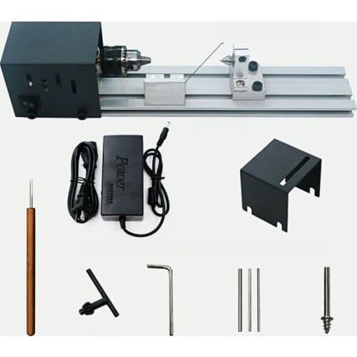 Miniature beads small lathe polishing and cutting beads mini diy woodworking lathe