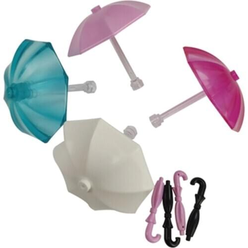 MOC Educational Toy Gifts For Children City White Pink Blue Creator Building Blocks Toys Beautiful Umbrella City