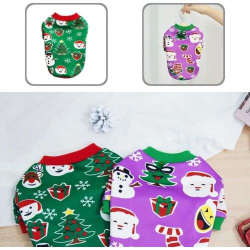Skin-friendly Lovely Pet Dog Sweater Outfit Thick Pet Sweater Close Fitting for Outdoor