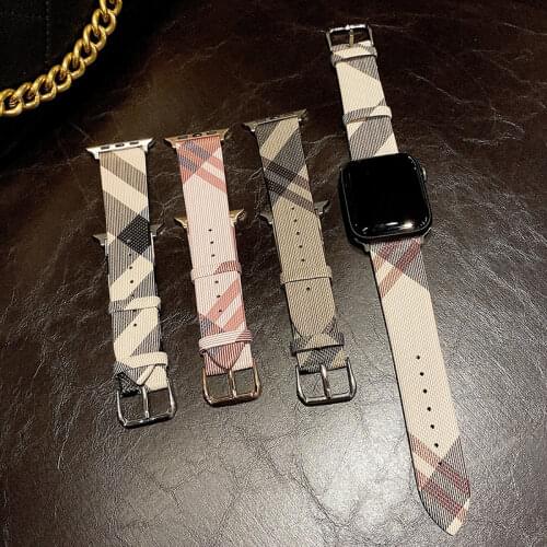 Leather Strap for Apple watch 6 SE 5 4 3 2 Band 44mm 40mm 42mm 38mm iWatch Series Band Bracelet Strap Smartwatch Accessories